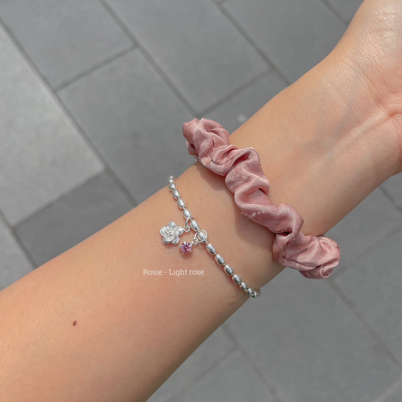 SissyJewelry // สร้อยข้อมือเงินแท้ รุ่น Customized Oval chain (เลือกจี้เองได้ - แจ้งตรงหมายเหตุ)
