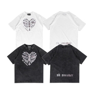 SK SNEAKER SLEEK HEART TEE สินค้ามี 2 สีให้เลือก