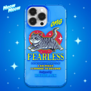 RichBlackcase 💯 Fearless Cat Blue เคสสีฟ้า ส่งฟรี✅