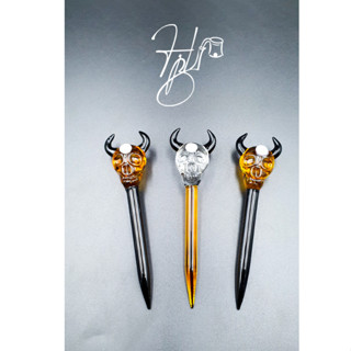 Dab Tool Skull Glass Dabber ไม้ตักแด๊บ for Wax/Dab/Shatter/Rosin/Resin DPGD029