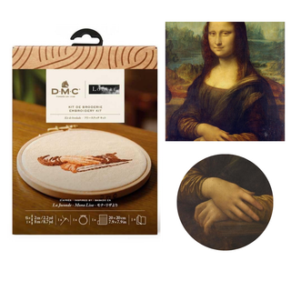 DMC LOUVRE ชุดพร้อมปัก Embroidery kit ( The Mona Lisa ) #TB185/81