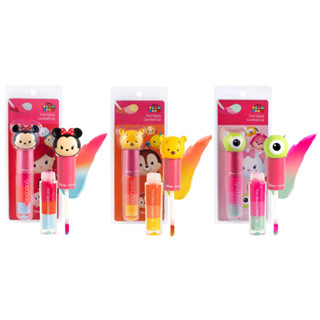 Cathy Doll Disney Tsum Tsum Tint Gloss Cocktail lip 3.3 g เคที่ดอลล์ ลิปทินท์ กลอส คอกเทล ลิป 3 ชั้น ในแท่งเดียว