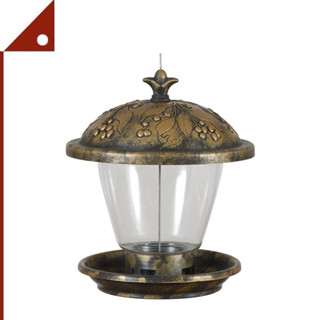 Perky-Pet : PKP305* ที่ใส่อาหารนก Holly Berry Gilded Chalet Wild Bird Feeder