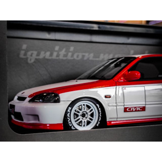 Honda CIVIC (EK9) Type R White/Red 1:18 (IGNITION MODEL)