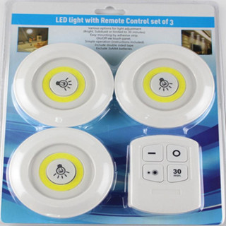 *led light with remote control set of 3 ชุดไปตกแต่ง 3 ดวง+รีโมท