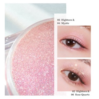 พร้อมส่ง Luna glitter layer up formula pot 06 Rose quartz