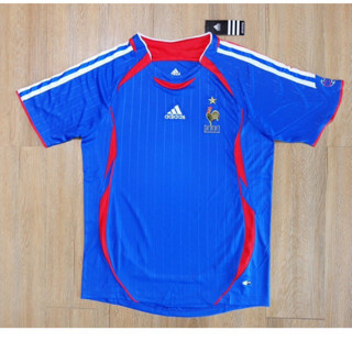 เสื้อบอลย้อนยุค ฝรั่งเศส ทีมเหย้า ปี 2006/07 เกรด AAA France Home Retro 2006/07 AAA