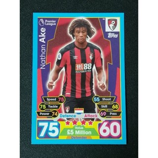 การ์ดฟุตบอล MATCH ATTAX 2017/18 SOCCER CARDS (NO.2-18)