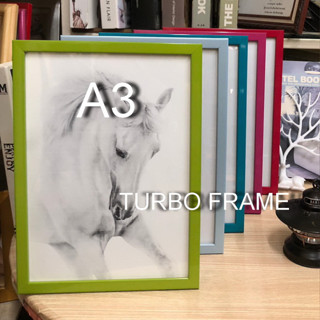 กรอบรูปแต่งบ้าน ขนาด A3 , 12x16" , 12x18" (DB345) ในราคาโรงงานTurbo Frame ผลิตและจำหน่ายพร้อมกระจก+ขาตั้ง