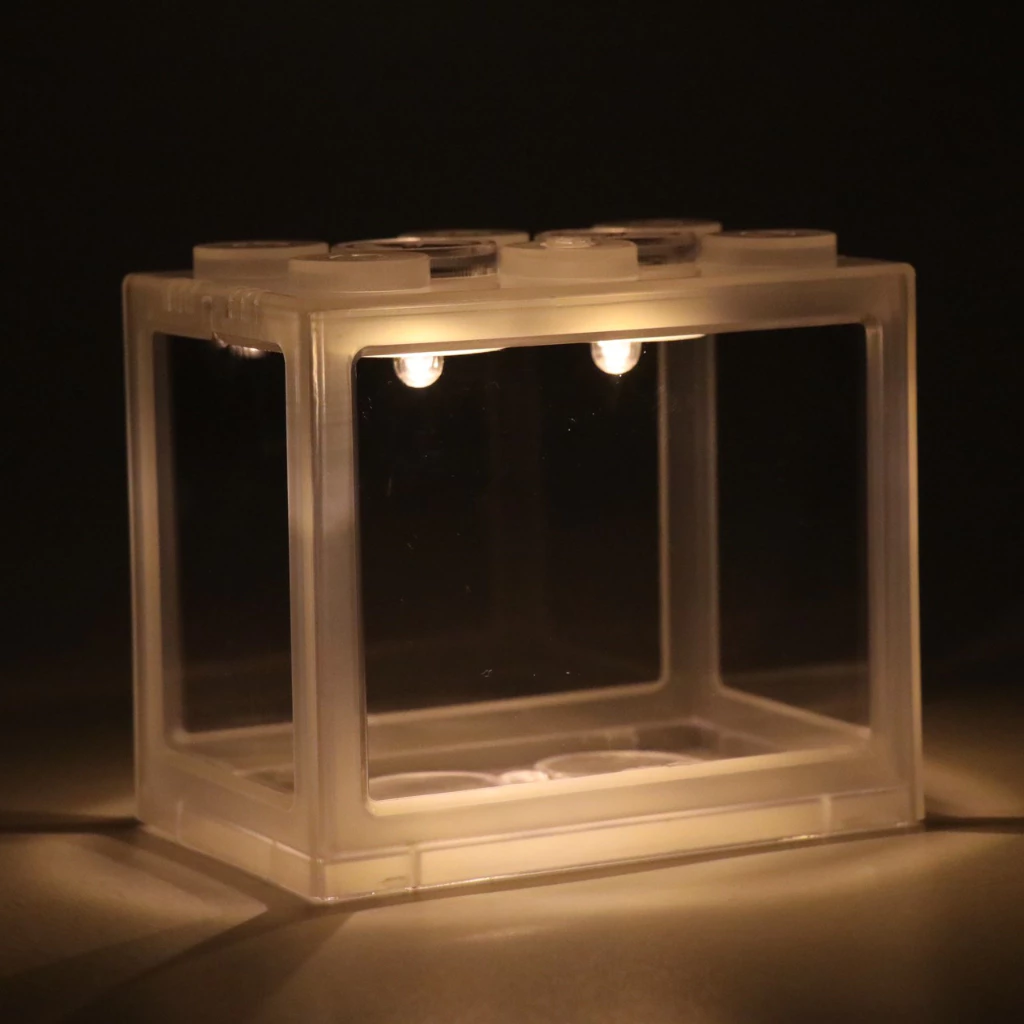 ตู้ปลาเลโก้ ตู้ปลาขนาดเล็ก โหลปลากัด 12x10x8cm thumbnail 8