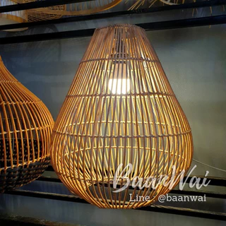 บ้านหวาย-โคมไฟน้ำเต้า รุ่นใหม่