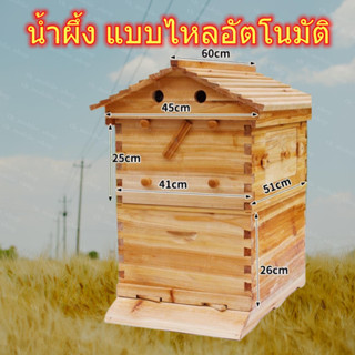 กล่องเลี้ยงผึ้ง Bee Hive กล่องเลี้ยงผึ้ง ไขก๊อกเก็บน้ำผึ้งง่ายดาย สินค้าทำได้จริง 🚚 สินค้าพร้อม กล่อง เลี้ยง ผึ้ง