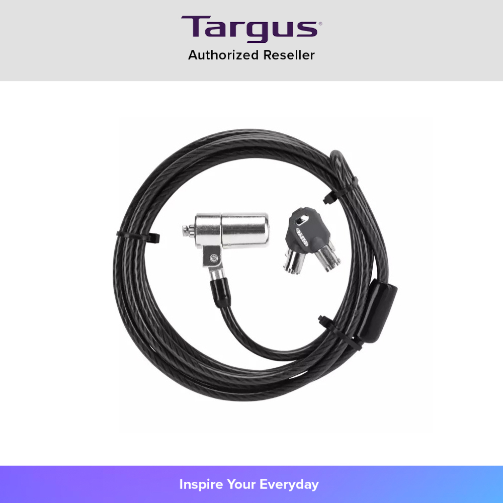 Targus DEFCON® Master Key Cable Lock (ASP48MKUSX) สายล็อคโน๊ตบุ๊ค