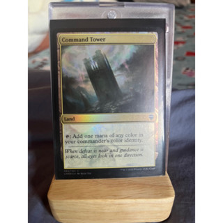 การ์ด MTG Command Tower Land Foil Magic the gathering EDH รุ่น Commander Legends สภาพ Nm