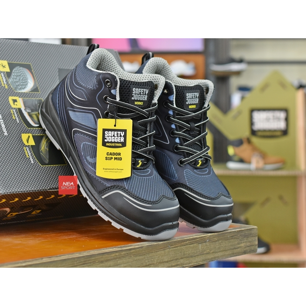 SAFETY JOGGER حذاء سلامة CADOR S1P MID بمقدمة فولاذية — صورة 4