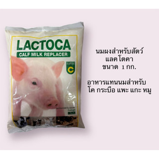 นมผงสำหรับสัตว์ แลคโตคา ขนาด 1 กก. Lactoca