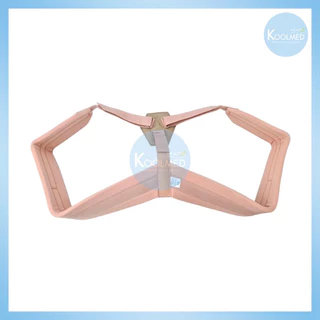 🔥พร้อมส่ง🔥 Clavicle Splint (Figure of Eight) อุปกรณ์พยุงไหปลาร้า สีน้ำตาล 1 ชุด