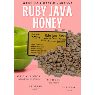 พร้อมส่ง เมล็ดกาแฟ Ruby Java Honey process/ เมล็ดกาแฟนอก/ สารกาแฟอินโดนีเซีย