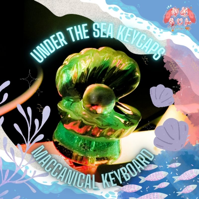 keycaps under the sea (เรืองแสงได้) ✨️สินค้าพร้อมส่ง ✨️