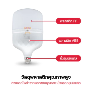 หลอดไฟ ทรงกระบอก LED 85W 65W 55W 45W แสงสีขาว/วอร์มไวท์ สีเหลือง ขั้ว E27 Bulb หลอดไฟบ้าน LS