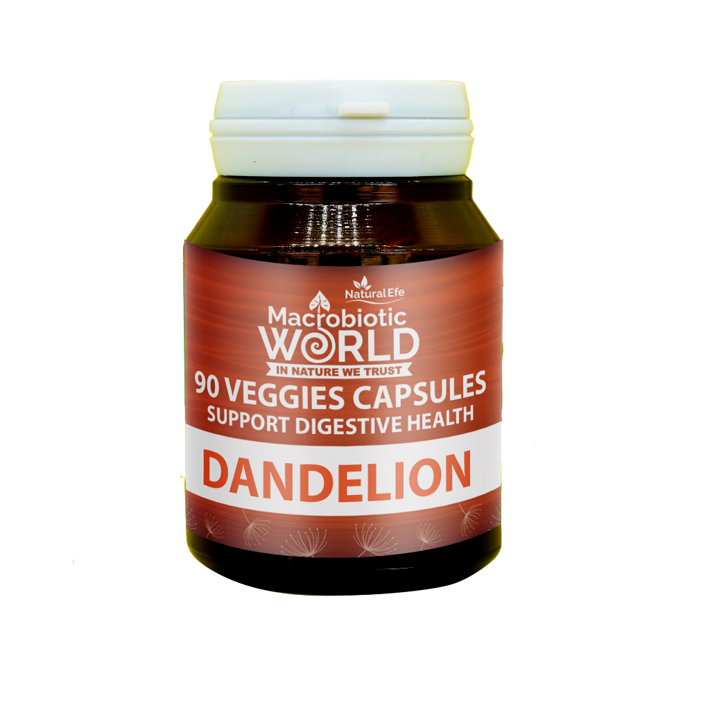 Natural Efe/ Dandelion Roots 90 Veggies Capsules 500mg / รากแดนดิไลออนแคปซูล
