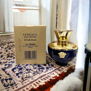 แท้100% กล่องเทสน้ำตาล Versace Pour Femme Dylan Blue EDP 100ml.