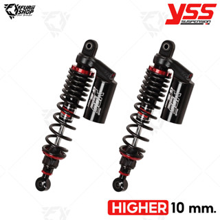 โช๊คหลังแต่ง YSS G-SPORT Black Series Smooth HIGHER 10mm.(RG302-340TRJ-71-888A) : for Honda Wave 125i 13-21/110i 13-20