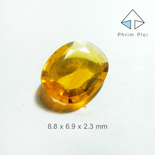 พลอยบุษราคัม Yellow Sapphire สำหรับทำเครื่องประดับ มี 3 ขนาดให้เลือก LOT3