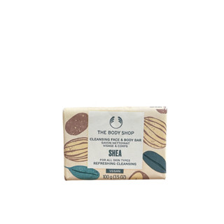 The Body Shop Shea Cleansing Face &amp; Body Bar 100g (ผลิต05/2022)ของเเท้💯%เดอะ บอดี้ ช็อป เชียร์ คลีนซิ่ง เฟส แอนด์ บอดี้