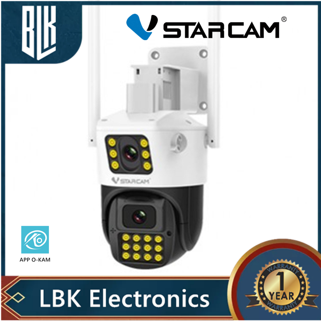 Vstarcam CS663DR CG663DR Wifi กล้อง IP  IP Camera SIM 4G ปลุกไซเรนติดตามอัตโนมัติไฟแฟลชกล้องวงจรปิด