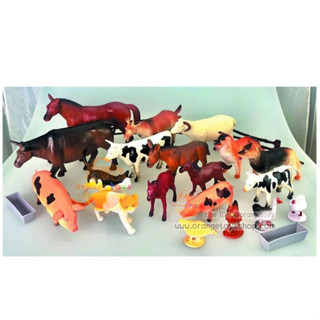 Animal World โมเดลสัตว์ สัตว์ฟาร์ม Farm Animal Country world ชุด 25 ชิ้น รหัสสินค้า 25pcs-1