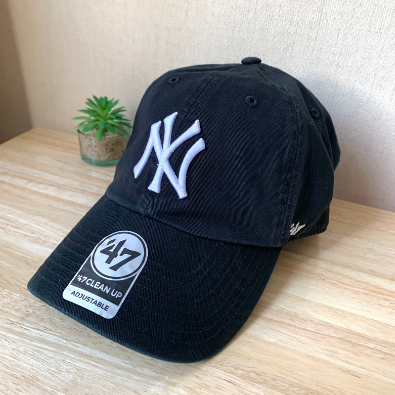[[พร้อมส่ง📦แท้💯%]] 47 Brand MLB NY Yankees baseball cap in black