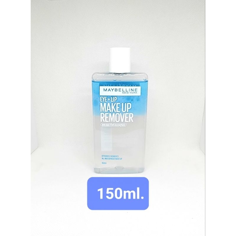 (ของแท้💯%)New!!MAYBELLINE NEW YORK EYE & LIP MAKE UP REMOVER 150ml