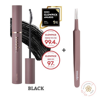 (แท้/พร้อมส่ง) MUDE INSPIRE LONG LASH CURLING MASCARA (BLACK) + TWEEZER