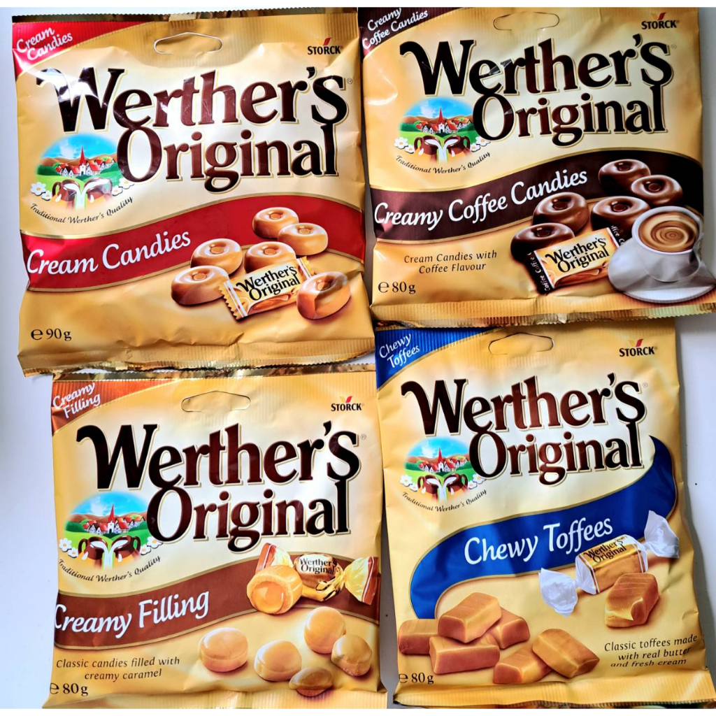Werther's Original Cream Candies ลูกอมครีมเนย นำเข้าจาก Germany.