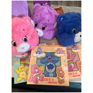 [พร้อมส่งในไทย] ครอสติสคริสตัล Care bears น่ารัก พร้อมกรอบ Diamond Painting ขนาด 18.5*18.5 cm DIY ของเล่นเด็ก