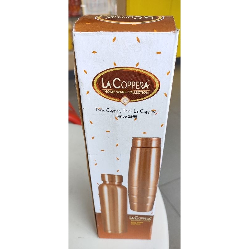 Copper water bottle 900ml รูปที่ 3