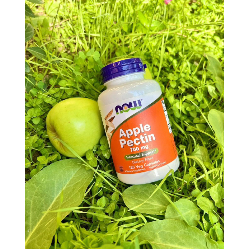 🌐พร้อมส่ง💫แท้ 100 % นำเข้าจากอเมริกา🇺🇸 NOW Foods Apple Pectin, 700 mg, 120 Veg Capsules