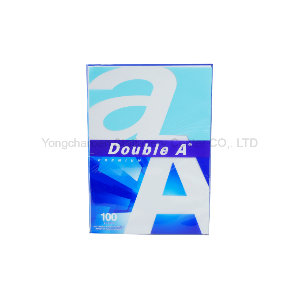 [ยอดนิยม] Double A ดับเบิ้ลเอ AA กระดาษถ่ายเอกสาร 80 แกรม A4 สีขาว บรรจุ 100 แผ่น คุณภาพดี คุ้มค่า ไ