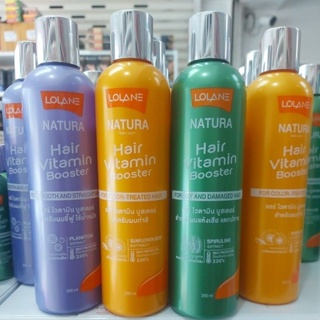 โลแลน เนทูร่า แฮร์ ไวตามิน บูสเตอร์ อาหารผม โดยไม่ต้องล้างออก Lolane Natura Hair Vitamin Booster 100 ml. และ 250 ml.