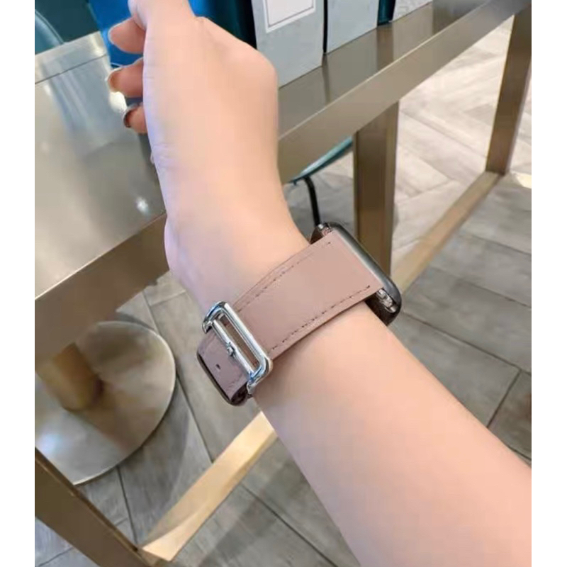หนัง PU สายนาฬิกา smart watch ใช้ได้กับ Watch ultra10 8 9 7 6 5 4 3 2 1  Size 40/41/42mm 44/45/46/49mm สาย smart watch