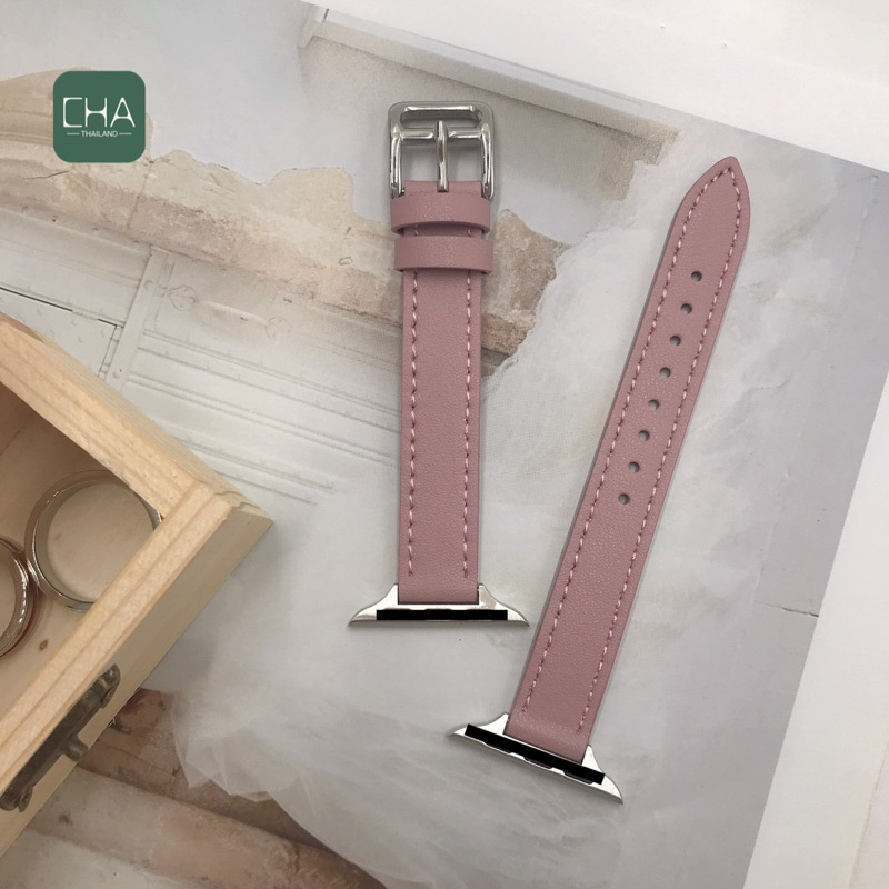 หนัง PU สายนาฬิกา smart watch ใช้ได้กับ Watch ultra10 8 9 7 6 5 4 3 2 1  Size 40/41/42mm 44/45/46/49mm สาย smart watch