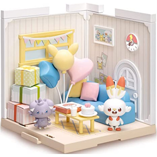 Takara Tomy เลานจ์บ้านโปเกม่อน Hibanny &amp; Nyasper ส่งตรงจากญี่ปุ่น