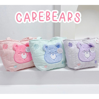 กระเป๋าถือผ้านุ่มนิ่ม ปักลายแคร์แบร์ CareBear 3สี