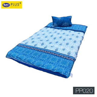 Satin plus ที่นอนปิกนิค ถอดซักได้ ขนาด 3.5 ฟุต นุ่มหนา 3 นิ้ว Smooth & Comfort แถมฟรีหมอนหนุน 1 ใบ