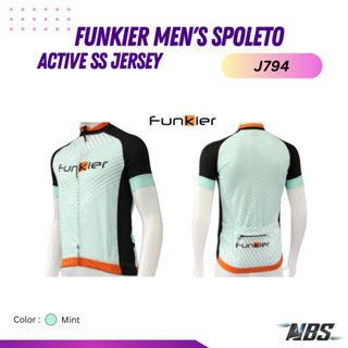 เสื้อปั่นจักรยาน Funkier Mens Spoleto Active SS Jersey J794