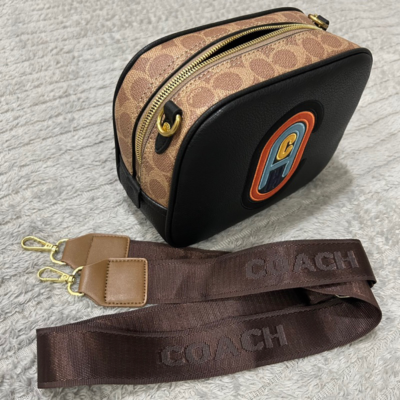 COACH crossbody bag กระเป๋าแบรนด์เนมกระเป๋าสะพายข้างกระเป๋าถือ