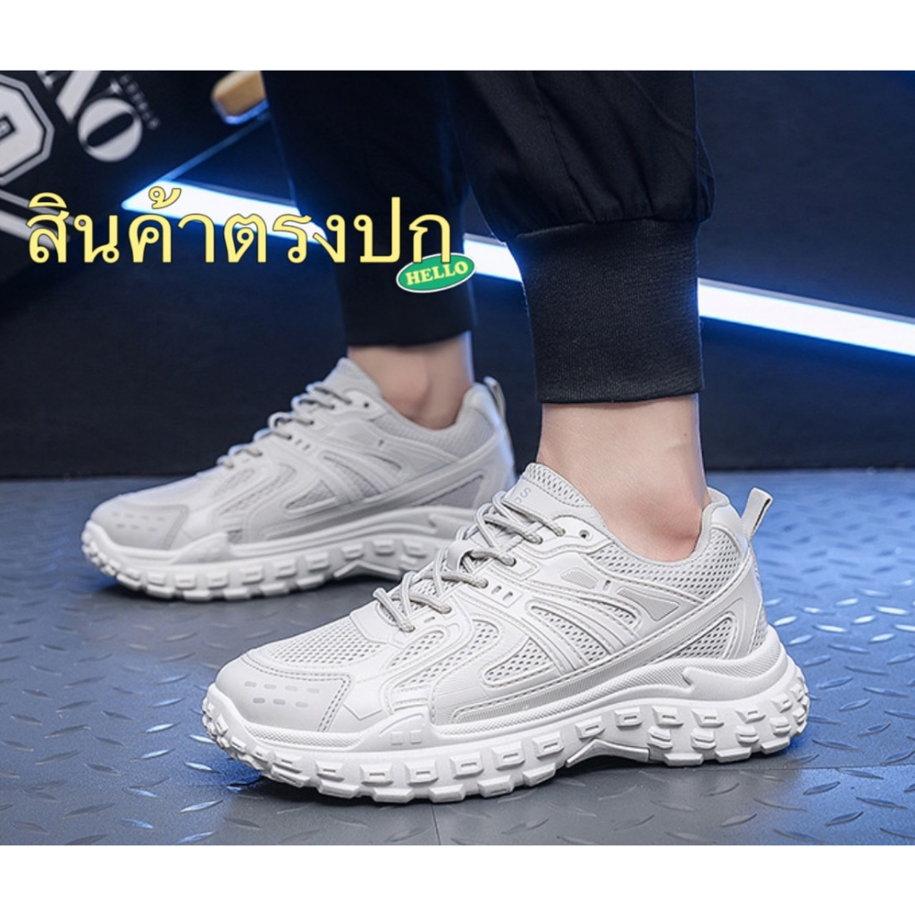 Mavis  มาใหม่ รองเท้าผ้าใบผ้าผู้ชาย สไตล์สปอร์ต รุ่นฮิดมี2สี ดำ ครีม  NO.M119 พร้อมส่งจ๊า - รูปที่ 6