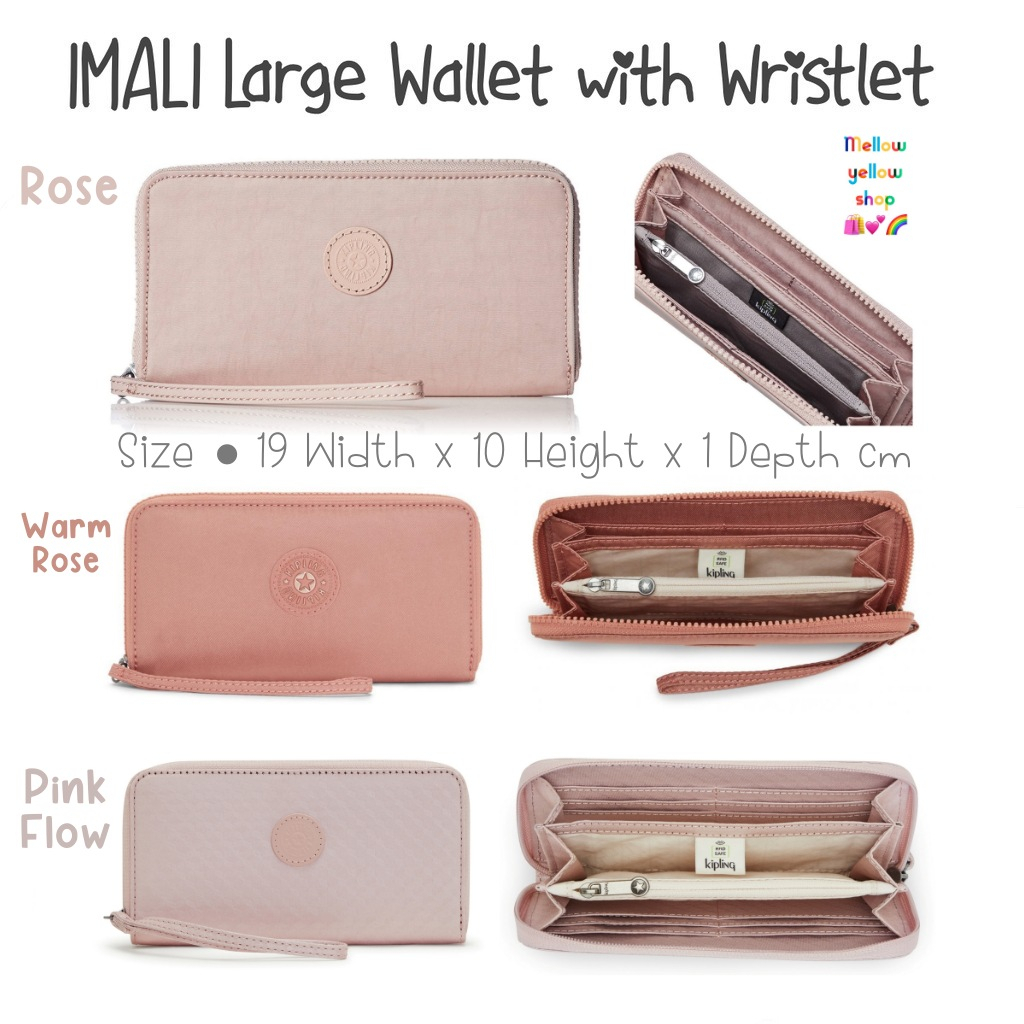 New! Kipling IMALI Large Wallet with Wristlet