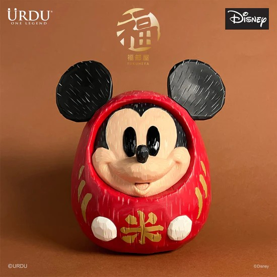 gachabox URDU Fukuheya Daruma - Mickey Mouse ลิขสิทธิ้แท้ พร้อมส่ง